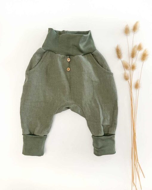 100% Leinen Knickerbocker Hose Baby Kinder